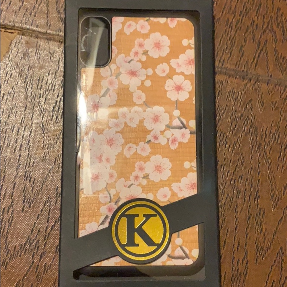Keyway Designs wood cherry blossom iPhoneX/XS case
